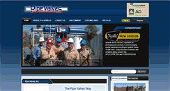 Desktop Screenshot of pipevalves.com